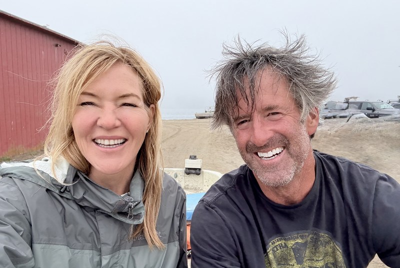 Kellie and Brandt, owners and hosts of Dillon Beach Sea Esta
